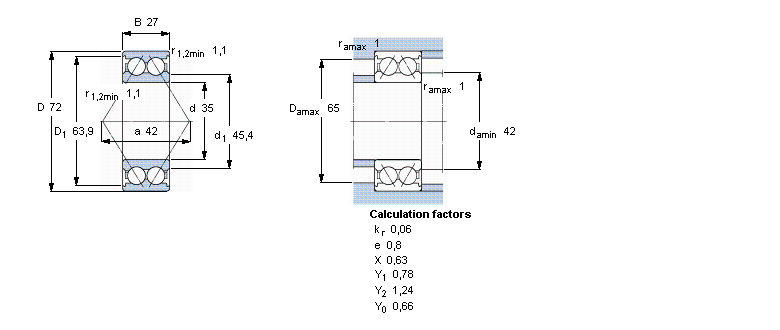 بلبرینگ 3207atn9