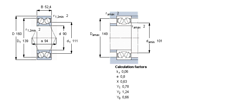 بلبرینگ 3218atn9