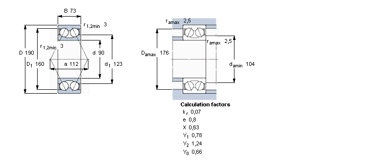 بلبرینگ 3318atn9