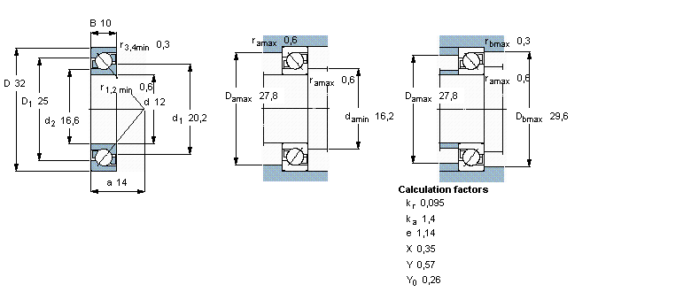 بلبرینگ 7201becbp