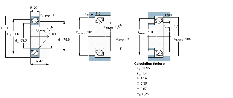بلبرینگ 7212BTVP