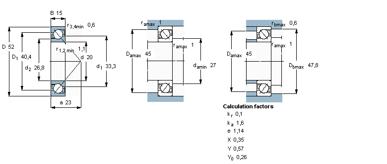 بلبرینگ 7304becbp