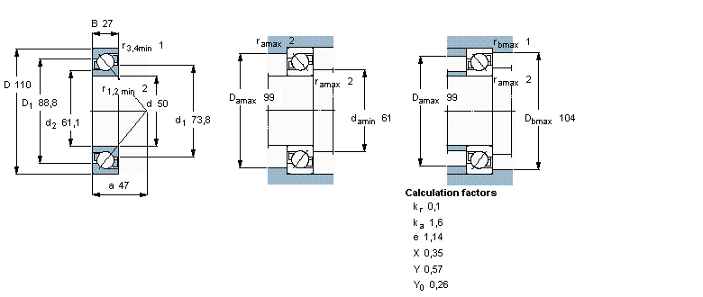 بلبرینگ 7310BTVP