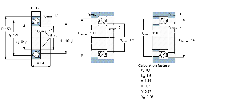 بلبرینگ 7314becbp